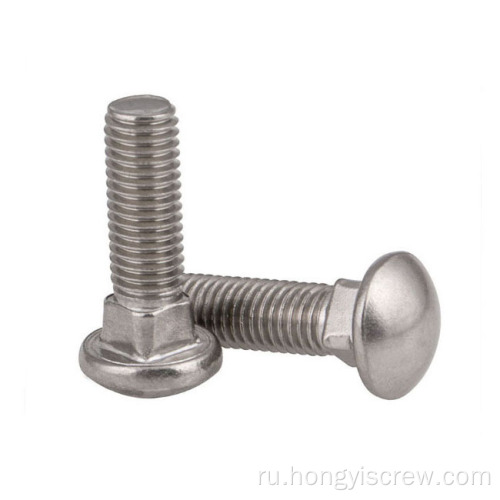 M3 307A Carriage Bolt из нержавеющей стали